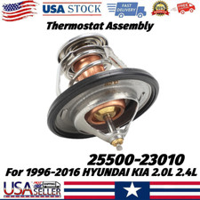 Thermostat Assembly For 96-16 HYUNDAI KIA 2.0L 2.4L # 25500-23010
