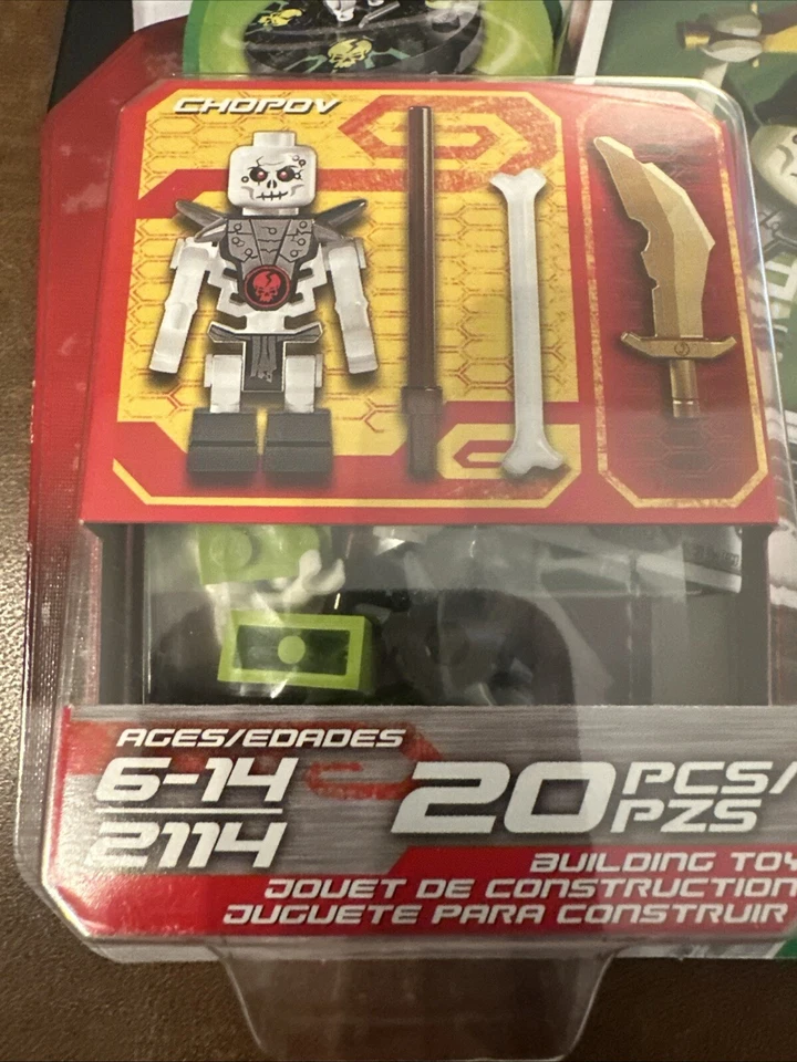LEGO Ninjago Masters of Spinjitzu Set 2114 Chopov SELLADO DE FÁBRICA Foto 2 de 4