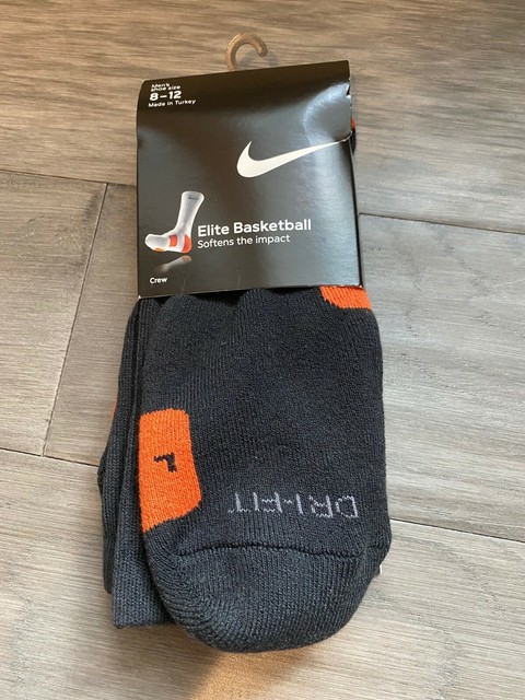 nike elite orange socks