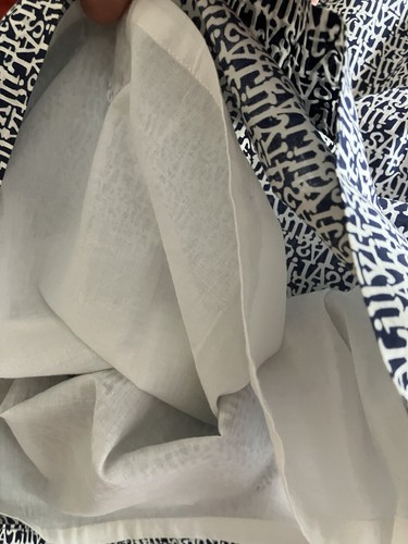 Lilly Pulitzer Dress Womens 10 Blue White Nautica Sail, Lined Ruffle Neck ๐ - Picture 8 of 13