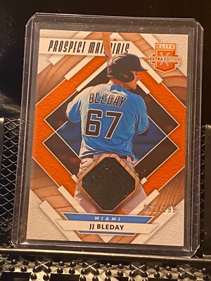 JJ Bleday 2020 Elite Extra - Prospect Materials Orange #61/199 -  Marlins / A's