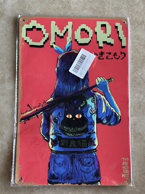 8”X 12” Aluminum Sign “Omori” Game Poster, “You Are Who You Want