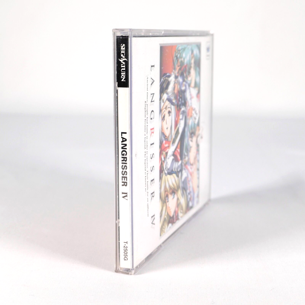 Langrisser IV Sur Sega Saturn – Boîte Carton Japon – Jeu Vidéo Occasion