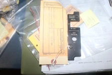 Vintage F-16 nuclear consent suit pressure cockpit panel 16F0320-9