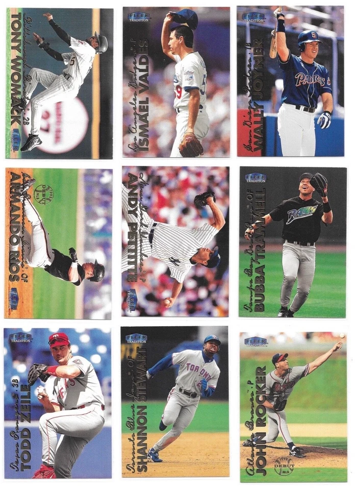 1999 Fleer Tradition Baseball Trading Cards / You Choose #s 251-500 / mb28 - Image 3 of 4