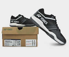 YONEX Strider Flow Wide Mens Womens Badminton Shoes Black White ✅Multiple Sizes