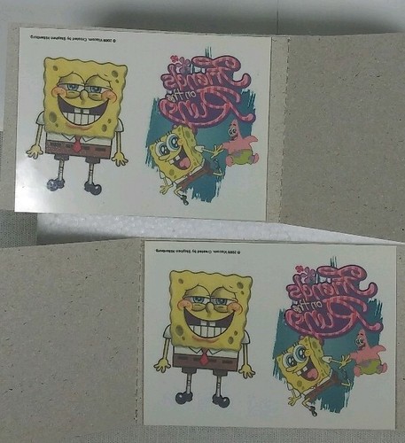 Cuadros cuadrados de Bob Esponja Nickelodeon - 10 tatuajes temporales de máquina expendedora,... - Imagen 3 de 12