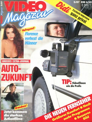 VIDEO MAGAZIN, Nr. 5/1987 Cover: DIDI GNZ PRIVAT; VIDEOFILMEN; AUTO ZUKUNFT;FLOR