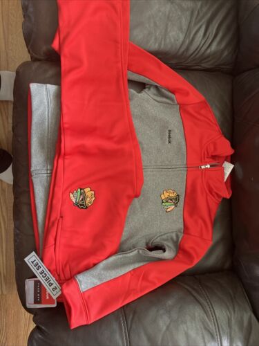 Chicago Blackhawks Boys Jacket and Pants Set Size M (MSRP $50). Brand New