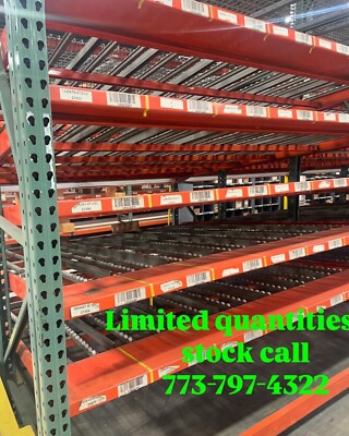 Pallet Racking Carton Flow, 5 Levels, SpanTrack TEARDROP , 96''W x 120 D x 96''H!!