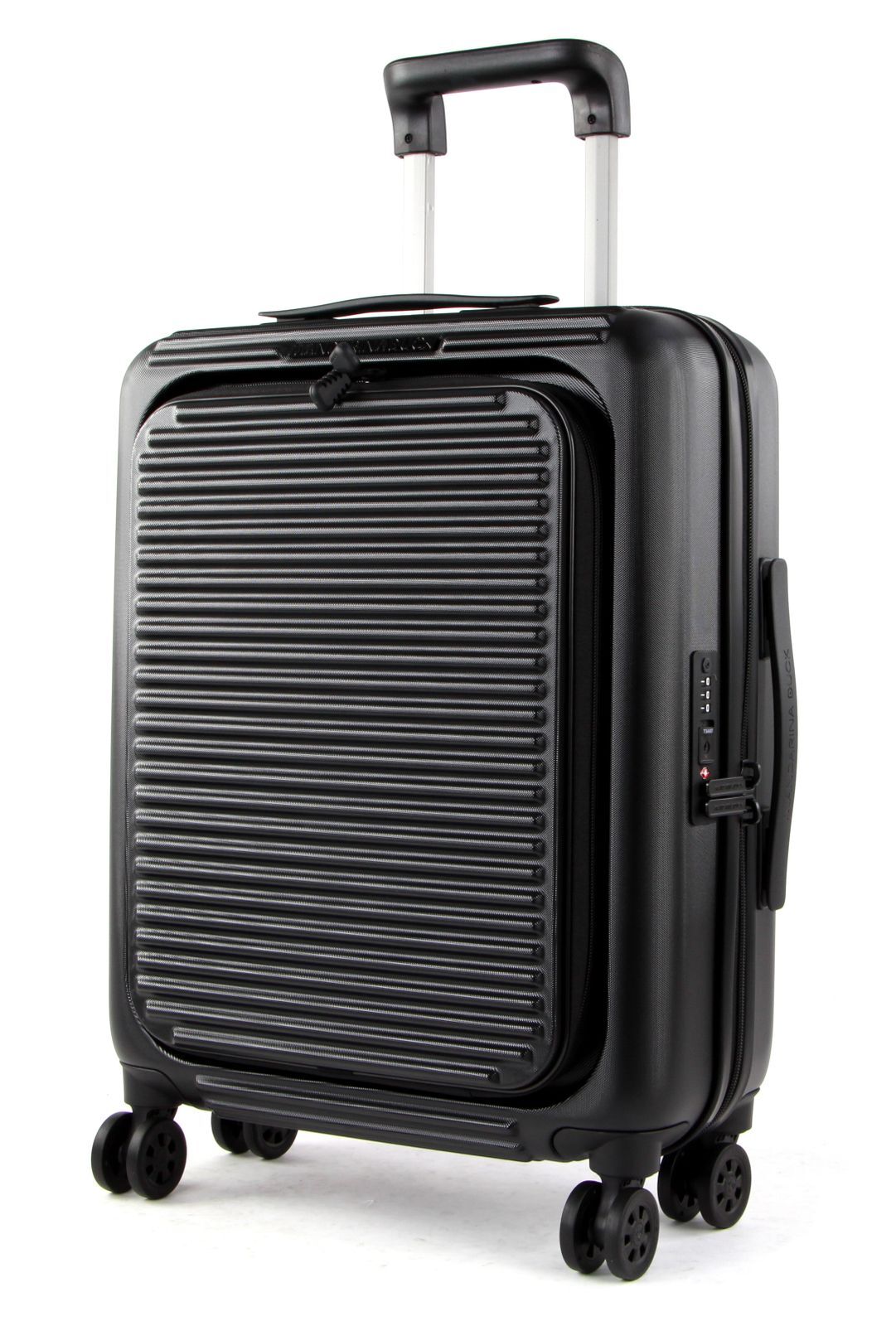 MANDARINA DUCK Tank Case Cabin Trolley With Front Pocket XS Black