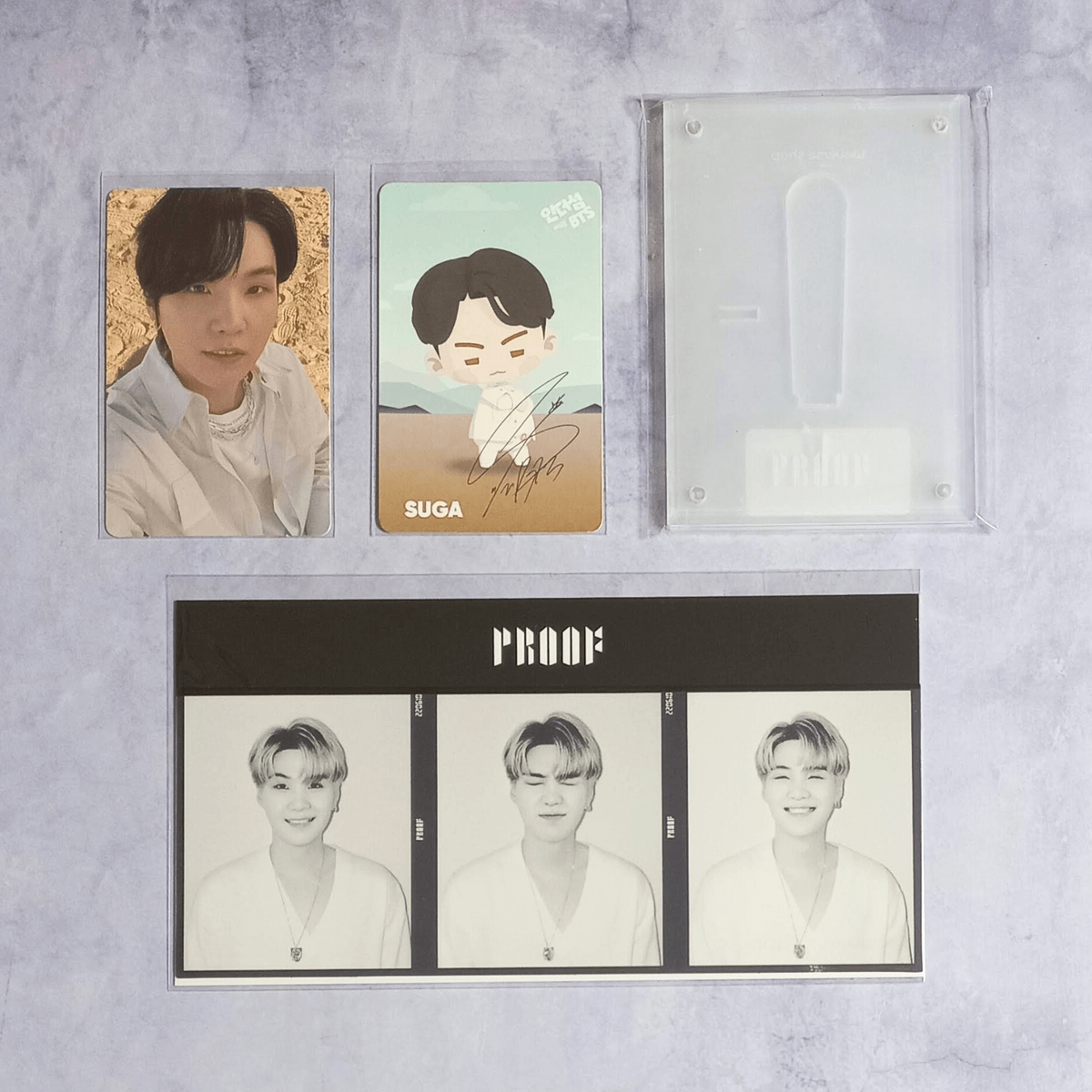 BTS Proof トレカ weverse ユンギ SUGA Suga Official Photocard BTS Proof Compact Edition Genuine