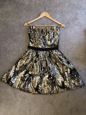 Ladies/Women Party Sequin Mini Sleeveless Dress Size 10 UK New, Guess