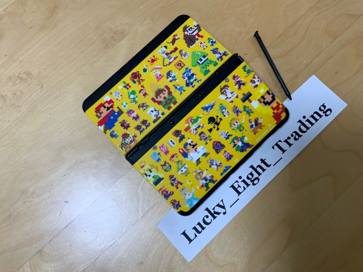 New Nintendo 3DS plate pack Super Mario Maker Console Box Japanese