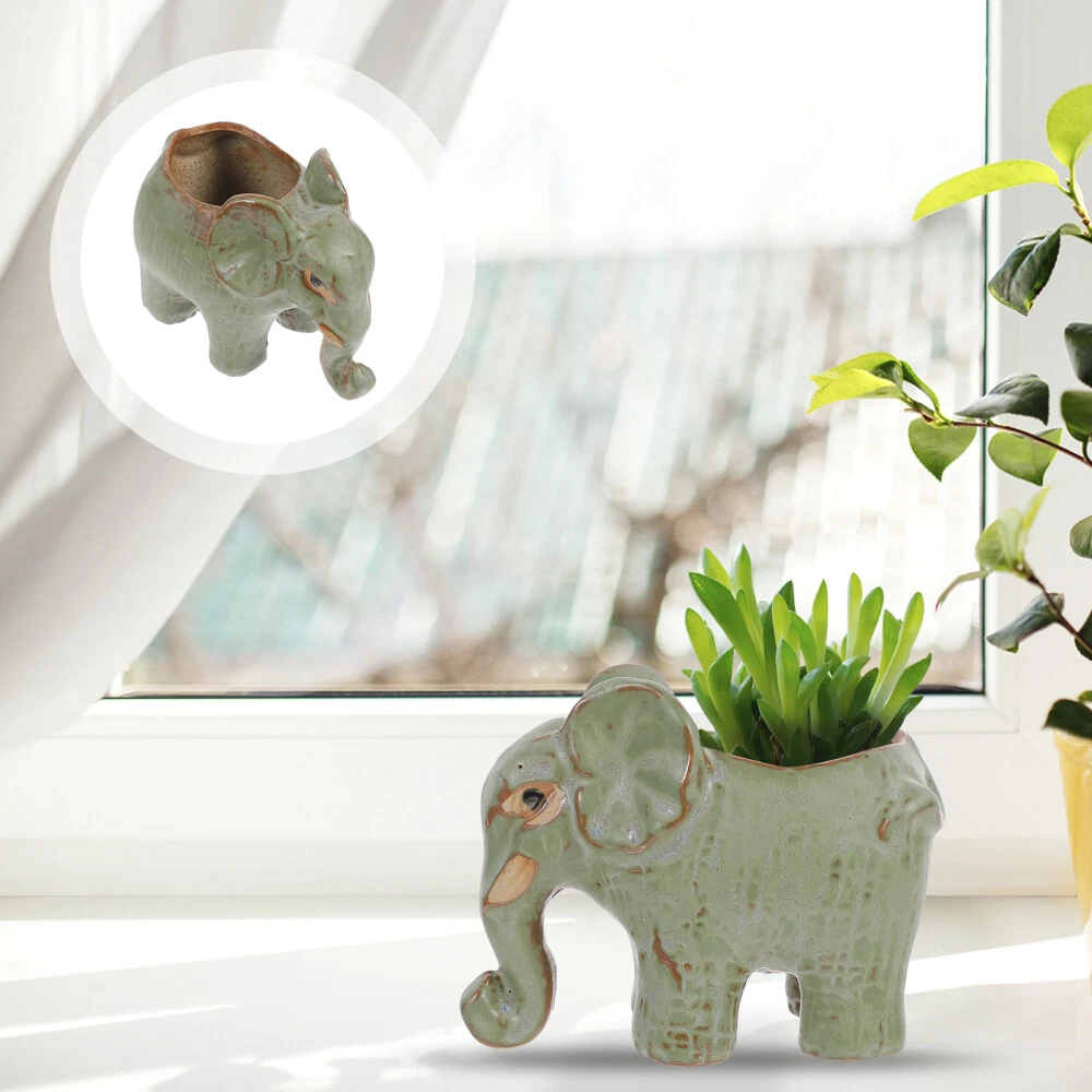 Elephant sale plant pot