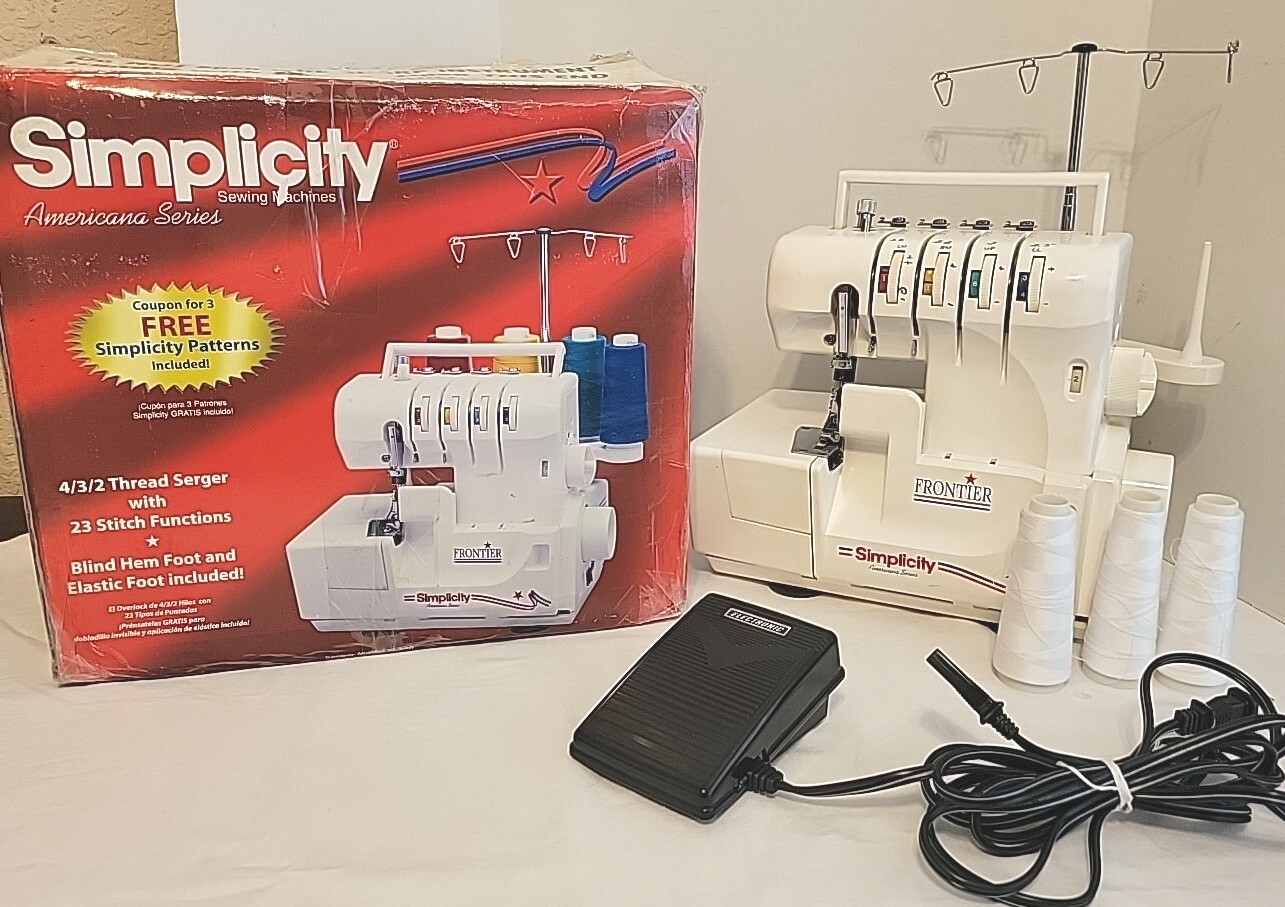 Simplicity Serger Sewing Machine SL390 eBay