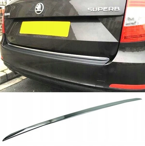 SKODA SUPERB II Kombi - Chrom Zierleiste Heckleiste Heckklappe 
