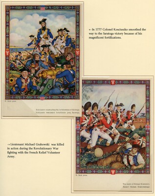 ARTHUR SZYK SET OF 20 POSTCARDS POLISH CONTIRBUTIONS TO THE