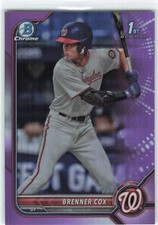 Brenner Cox Baseball Cards - Parallels, Base - You Choose!  2 CARD MINIMUM!