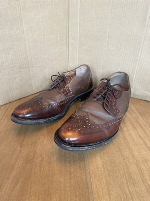 Samuel Windsor Brown Wingtip Oxfords 9.5