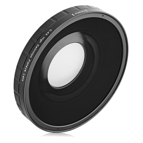 Opteka 67mm 0.4X Large Element Fisheye Lens for Camcorders and Video Cameras - Picture 1 of 7