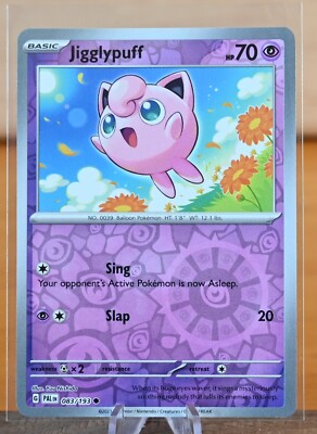 Pokémon TCG: Jigglypuff - 083/193 - Reverse Holo - Paldea Evolved - NM ...