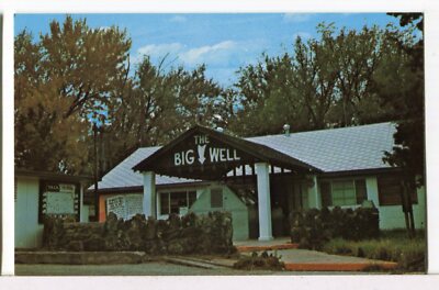 The World's Largest Hand-Dug Well, Greensburg, Kansas 1960s Postcard