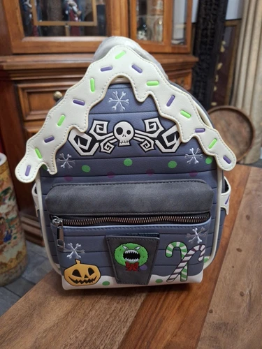 Disney The Nightmare Before Christmas Ginger Bread Mini Backpack New
