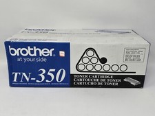 Genuine Brother TN-350 Black Toner Cartridge, TN350 - New Sealed
