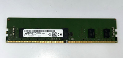 8GB Micron PC4-3200AA DDR4 ECC SERVER RAM MTA9ASF1G72PZ-3G2E2TI *PULLS!