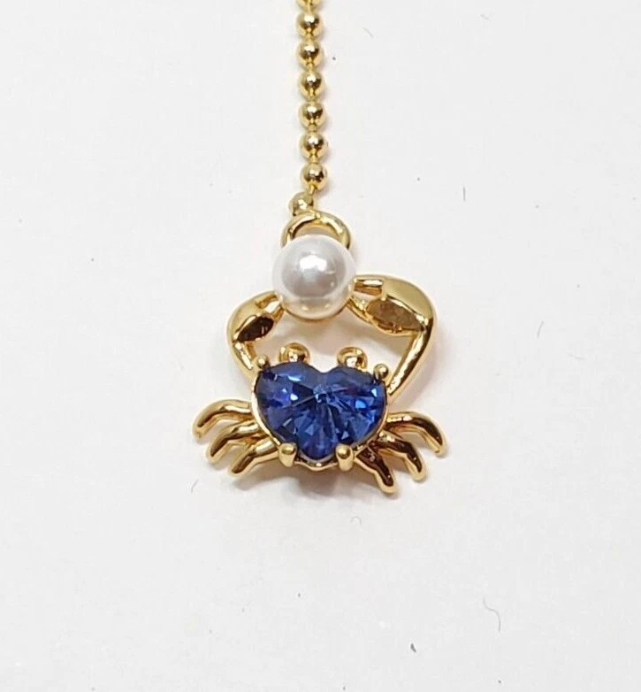 Pendientes lineales Kate Spade Sea Star Cangrejo en azul múltiple (k6783) Foto 3 de 4