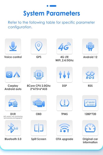 Autoradio 6+64GB Android 13 per Ford Escape Kuga 2 2013-2017 Car GPS Carplay DSP - Foto 6 di 24