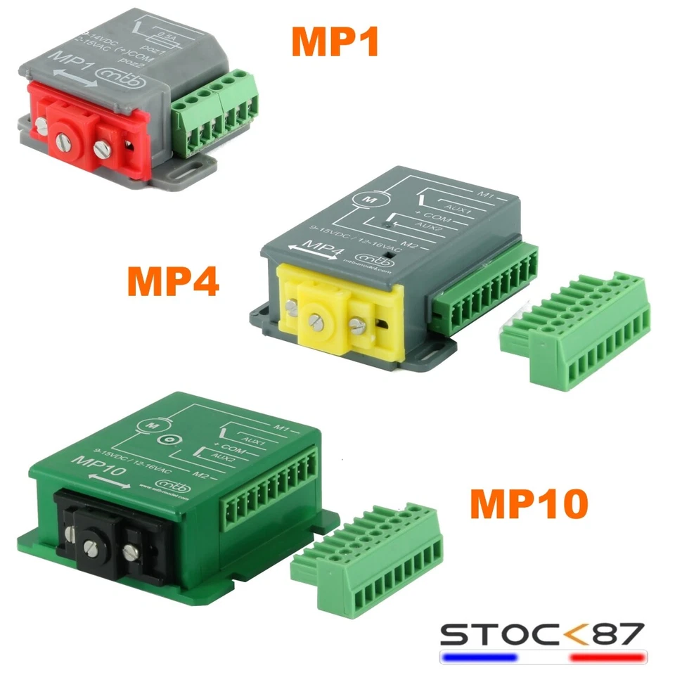 moteur aiguillage lent MTB - au choix MP1 - MP4 - MP10- Roco, Peco, Piko, Jouef