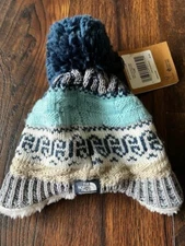 NEW The North Face Baby Fairisle Ear Flap Beanie Baby Boy 0-6 Months