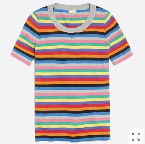 J. Crew Factory Rainbow Stripe Short 