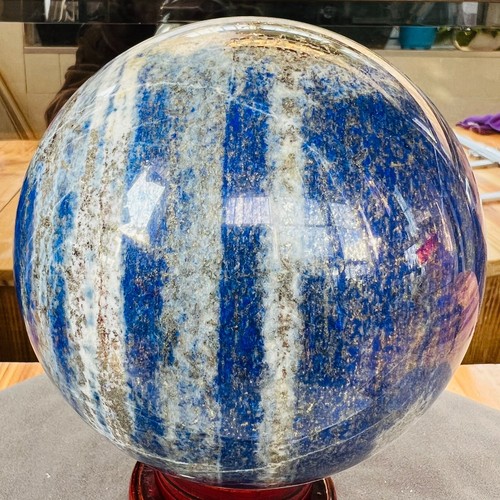 Natürliche Lapislazuli Jaspis Quarz Kugel Kristallkugel Reiki Heilung 3131G - Bild 8 von 10