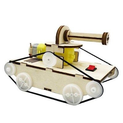 Tank Building Puzzle DIY Model Kits Gift for Students Improve Hands-on Ability