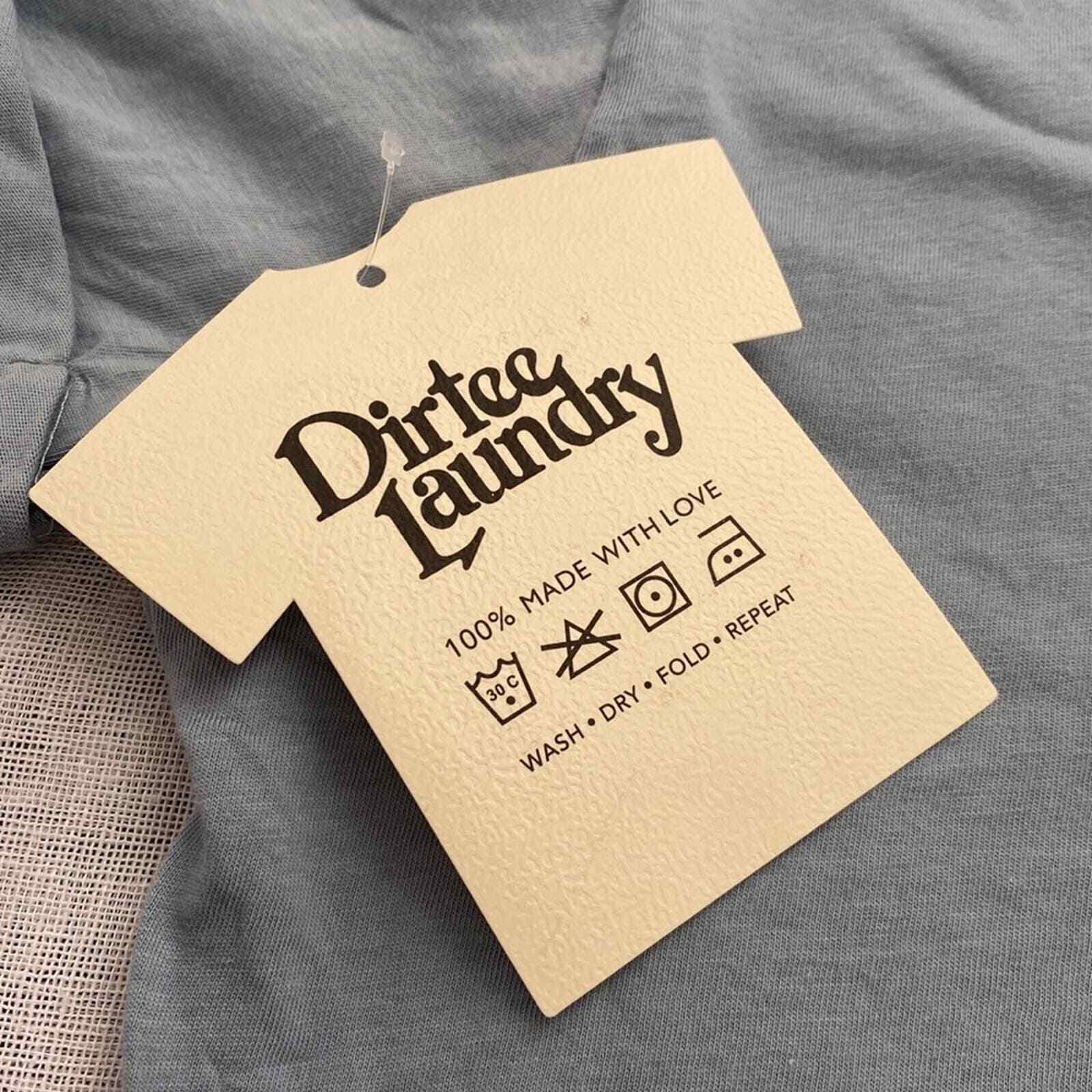 NWT Dirtee Laundry soft blue alien graphic t-shirt.