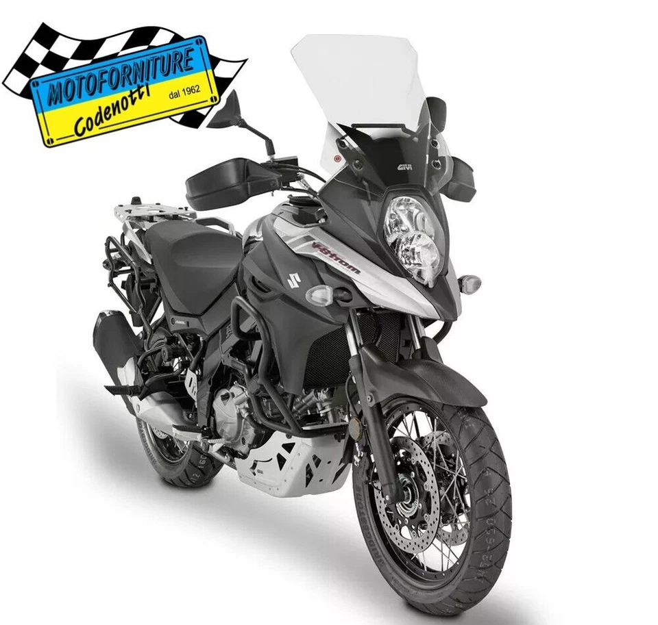Cupolino Trasparente GIVI D3112ST (43 X 44) Per SUZUKI DL 650 V-Strom 2017-2024 - Immagine 3 di 4