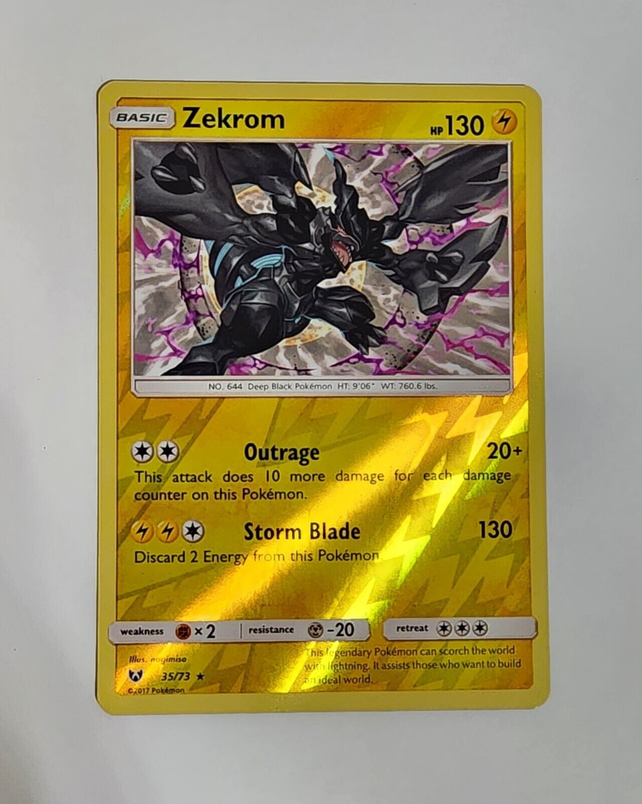 Reverse Zekrom 35/73 Values - MAVIN