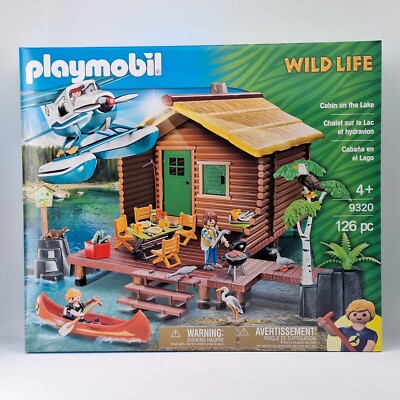 Playmobil Wild Life Hütte am See 9320, Kinder Spaß Spiel Spielzeug