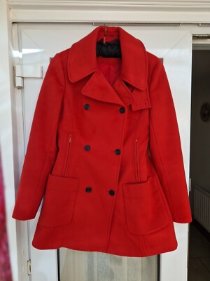 Karen Millen Wool Cashmere Coat/Jacket Double Breasted