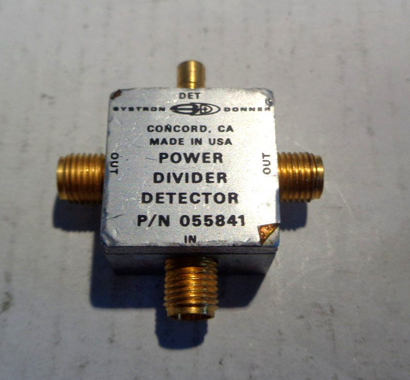 Systron Donner 055841 Power Divider Detector RF SMA