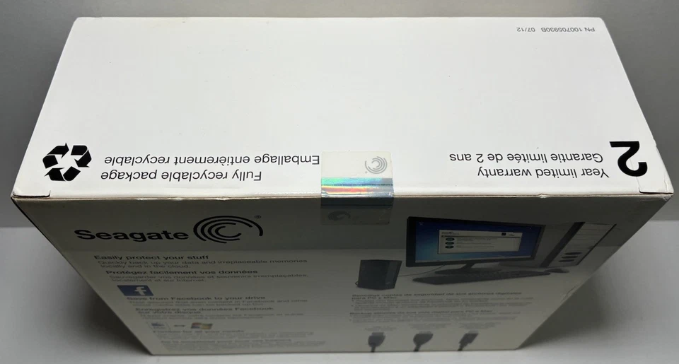 Seagate Backup Plus desktop drive 3 TB 2012 new in box - Image 3 of 4