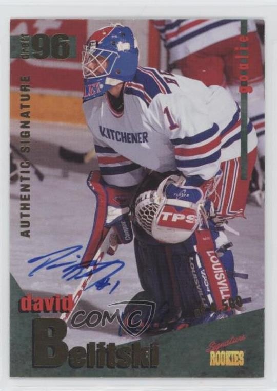 1995 Signature Rookies Draft 96 Auto /4500 David Belitski #3 Auto 0a6