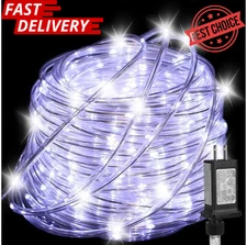 100FT Rope Lights Outdoor Connectable Trampoline 300LED Waterproof 8 Modes