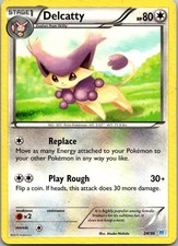 Delcatty 24/30 XY Trainer Kit Latios Pokemon Moderately Played