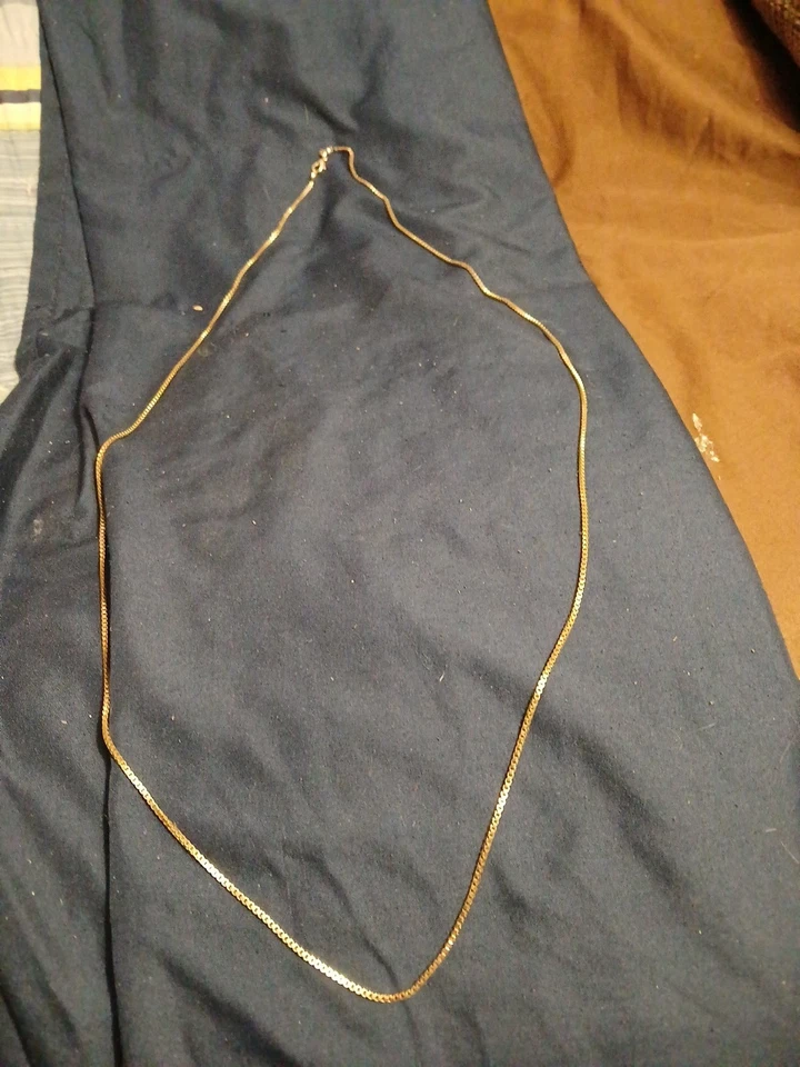 COLLAR CADENA ORO AMARILLO 14K, 18" Foto 4 de 4