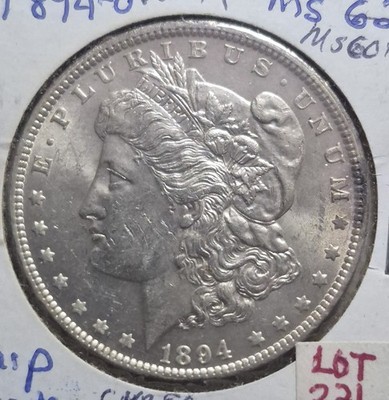 1894  O Morgan SilverDollar - MS+ - Uncirculated Plus CKBEE