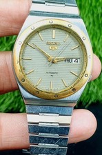 Vintage Of Seiko 5 Automatic Men Watch Day Date Japan Made 7009-7020
